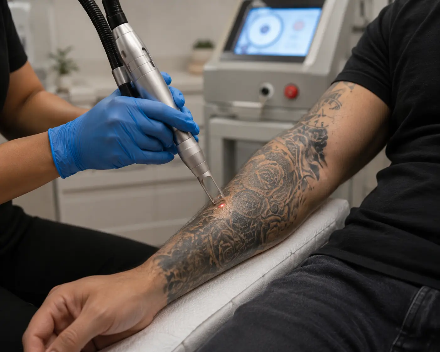 Tattoo removal treatment